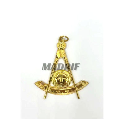MASONIC JEWELS MASONIC PAST MASTER COLLAR JEWEL (GOLD) NEW TOP QUALITY