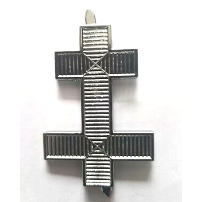 Masonic Knights Templar Preceptors Silver Cap Badge, High quality New