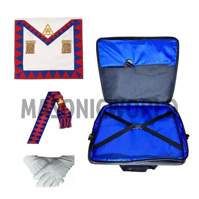 Masonic Regalia Soft Case Bag Masonic Royal Arch Companions Apron LMBSKN & Sash