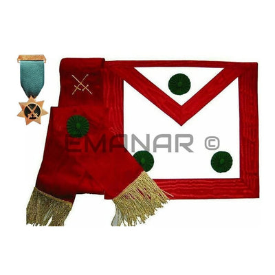 Masonic Regalia Knight Mason Set & Council Of Knight Jewel Lambskin New
