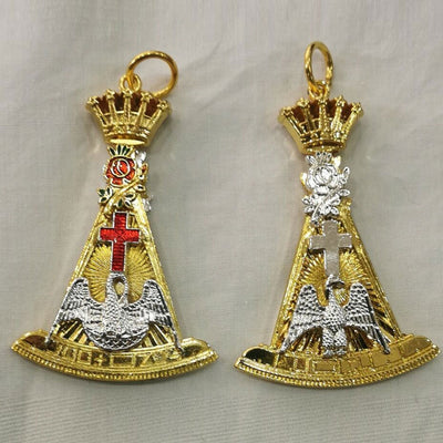 Rose Croix 18 Degree Collar Jewel (High Quality Brand New)