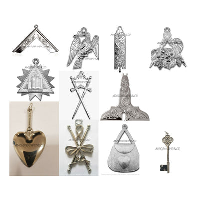 La Cruz De Caravaca En Plata Masonic Regalia Jewels Masonic Craft Officer Collar Jewels All Ranks Available Masonic Plate - Foto 6