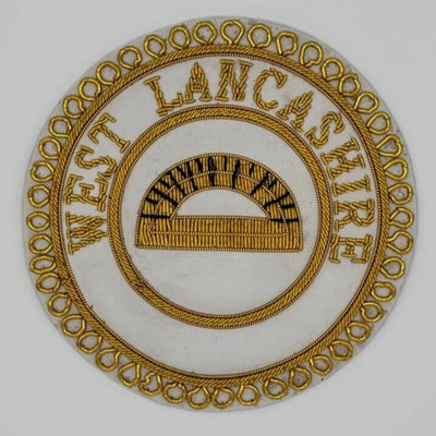 Masonic Regalia Full Dress West Lancashire Apron Badge BRAND NEW Top Quality