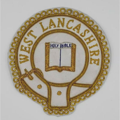 Masonic Regalia Full Dress West Lancashire Apron Badge BRAND NEW Top Quality