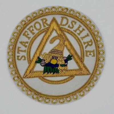 Masonic Regalia Full Dress Staffordshire Apron Badge BRAND NEW Top Quality