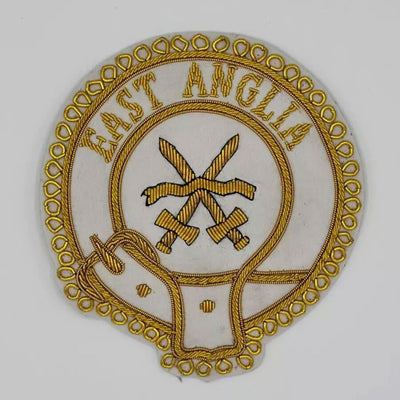 Masonic Regalia Full Dress East Anglia Apron Badge Brand New TOP QUALITY