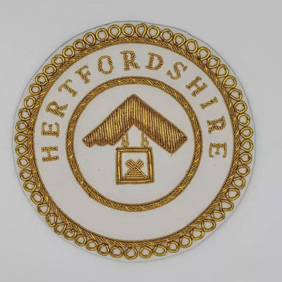 Masonic Regalia Full Dress Hertfordshire Apron Badge Brand New TOP QUALITY