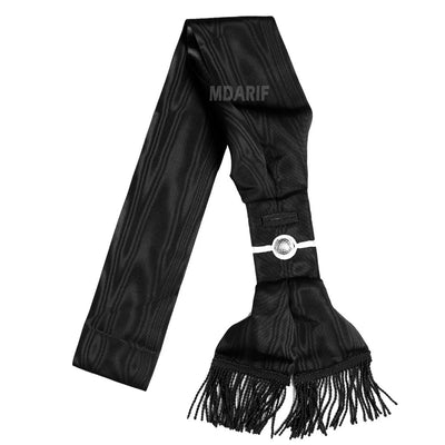 Masonic Knight Templar KT Black Sash High Quality Brand New