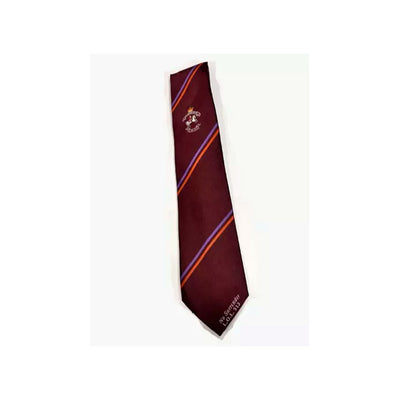 NO SURRENDER L.O.L. 513 CROWN HORSE TIE MAROON/WHITE BRAND NEW TOP QULAITY