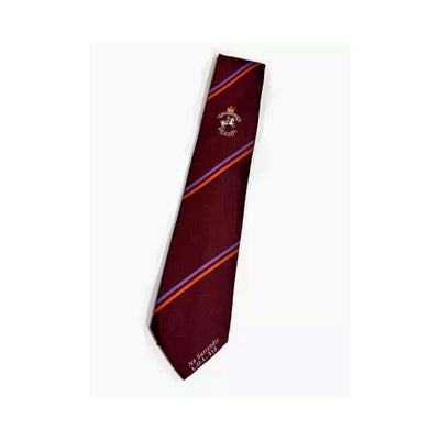 NO SURRENDER L.O.L. 513 CROWN HORSE TIE MAROON/WHITE BRAND NEW TOP QULAITY