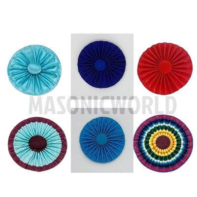 Masonic Regalia Assorted Rosettes SetX3 For Aprons And Sash Top Quality BRANDNEW