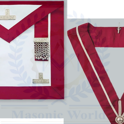 Masonic Regalia Craft District Stewards Apron and Collar BRAND NEW