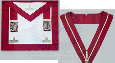 Masonic Regalia Craft District Stewards Apron and Collar BRAND NEW