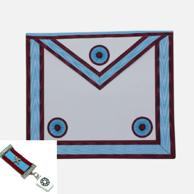 Masonic Mark Member Degree Master Mason Apron + Jewel Lambskin *Brand New*