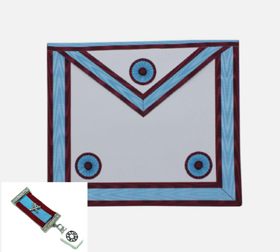 Masonic Mark Member Degree Master Mason Apron + Jewel Lambskin *Brand New*