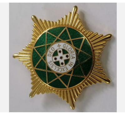 Masonic Regalia Vintage Royal Order Of Scotland Member Gold Star Jewel Badge NEW
