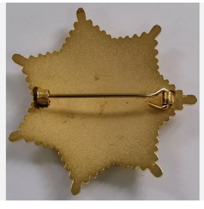 Masonic Regalia Vintage Royal Order Of Scotland Member Gold Star Jewel Badge NEW