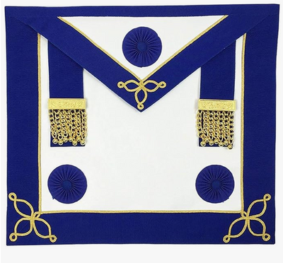 Masonic Regalia Craft Provincial Undress Apron Blue Rosettes BRAND NEW