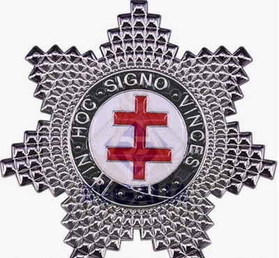 Masonic Regalia Knights Templar Perceptors Breast Star BRAND NEW