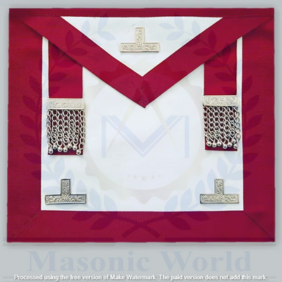 Masonic Regalia Craft District Stewards Apron and Collar BRAND NEW