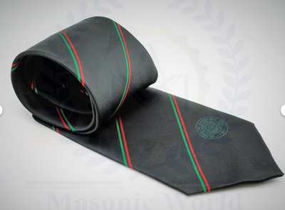 Masonic Regalia Woven Royal Order of Scotland Black Tie BRAND NEW