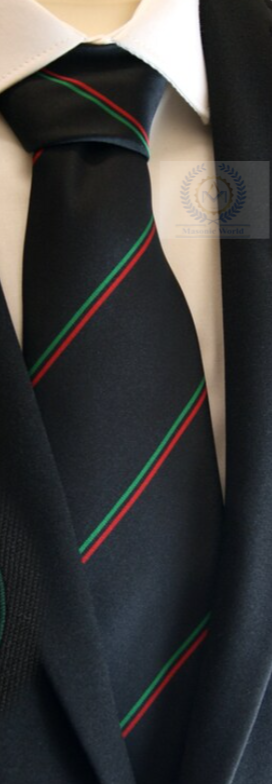 Masonic Regalia Woven Royal Order of Scotland Black Tie BRAND NEW